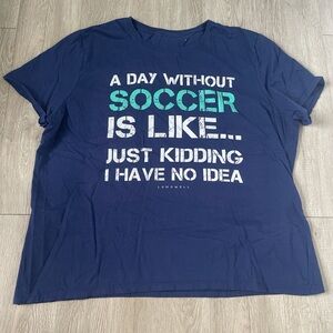 Women's Graphic Tee - Navy Blue